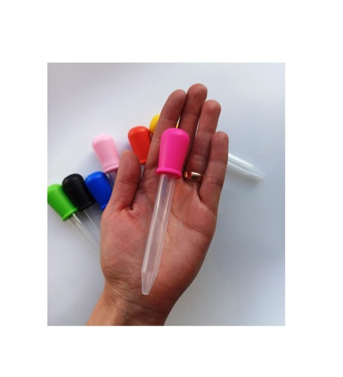 Pipetė su spalvotu guminiu antgaliu (1 vnt.) - Image 4
