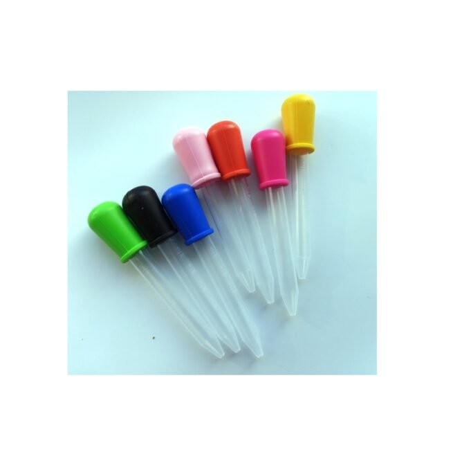 Pipetė su spalvotu guminiu antgaliu (1 vnt.) - Image 5