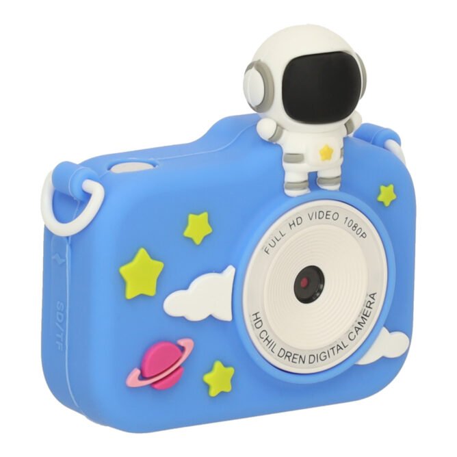 Vaikiskas fotoaparatas - astronautas, melynas