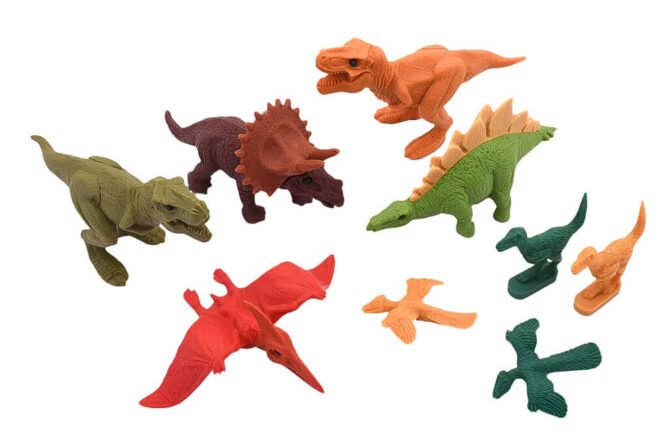 Figurėlės trintukai siužėtiniams žaidimams - dinozaurai