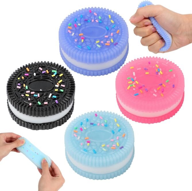 squishy toy, stress relief, antistresiukas oreo sausainiukas